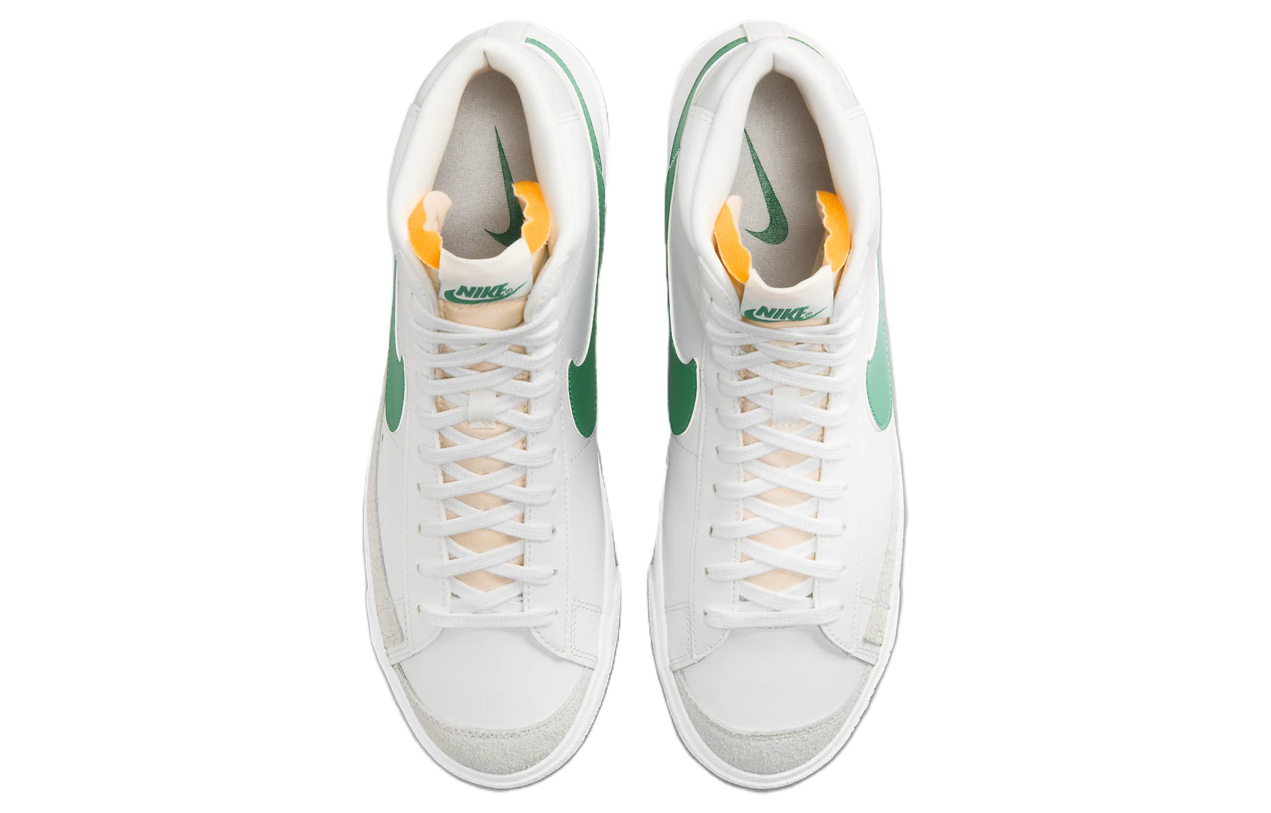 Спортивные кеды мужские Nike Blazer Mid '77 Vintage белые, зеленые