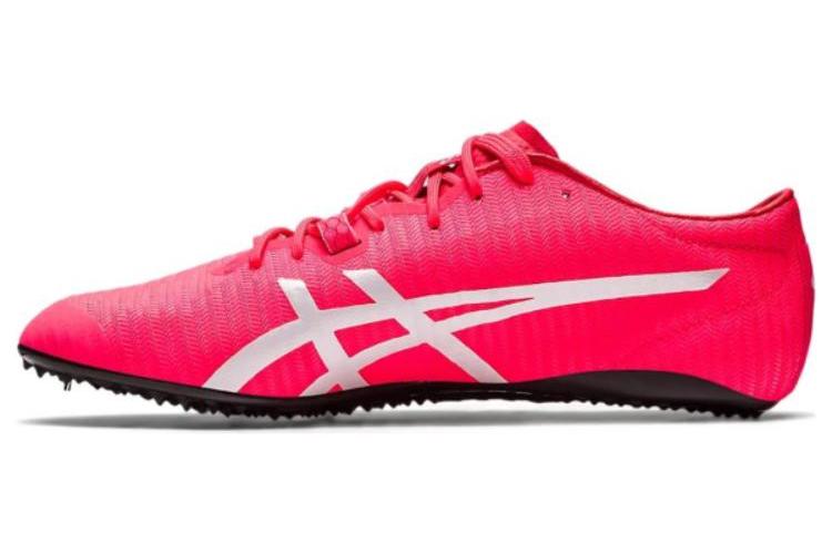 Кроссовки унисекс ASICS Metasprint розовые и белые, 42 EU