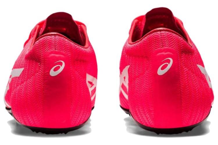 Кроссовки унисекс ASICS Metasprint розовые и белые, 42 EU