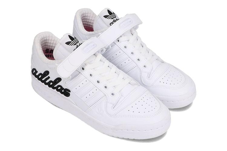 Кроссовки унисекс Adidas Atmos X Forum Low белые черные, 37 1/3 EU