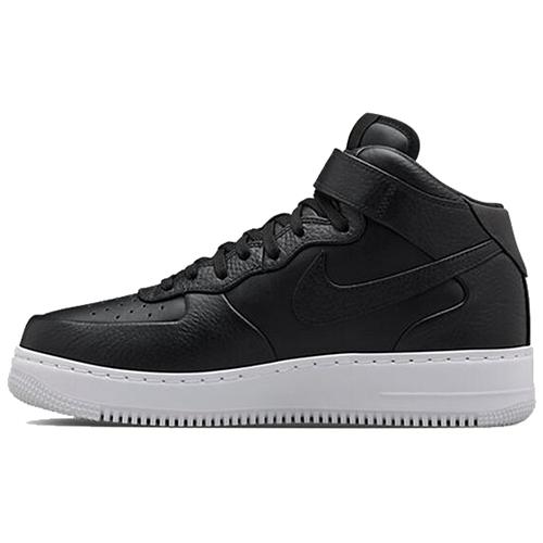 Кроссовки унисекс Nike Air Force 1 Mid черные, 38 EU