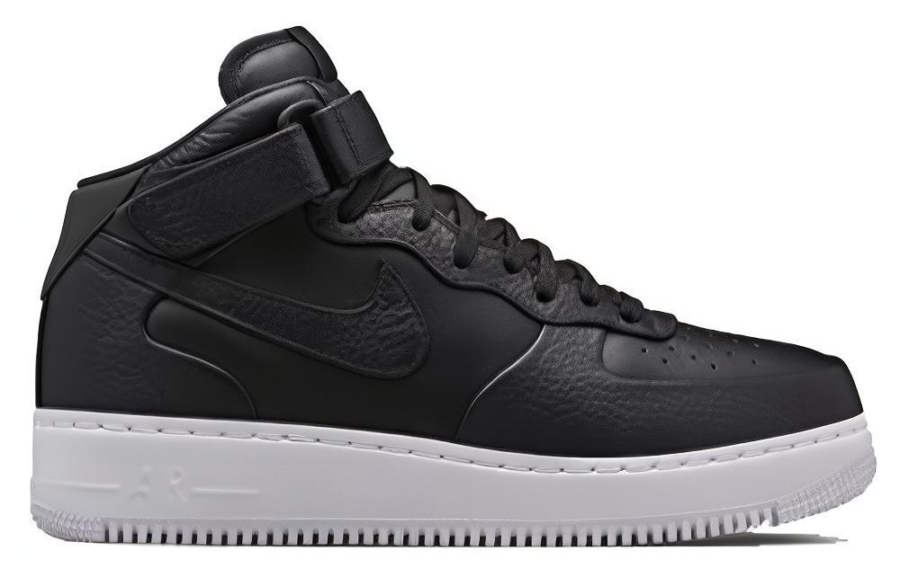Кроссовки унисекс Nike Air Force 1 Mid черные, 38 EU