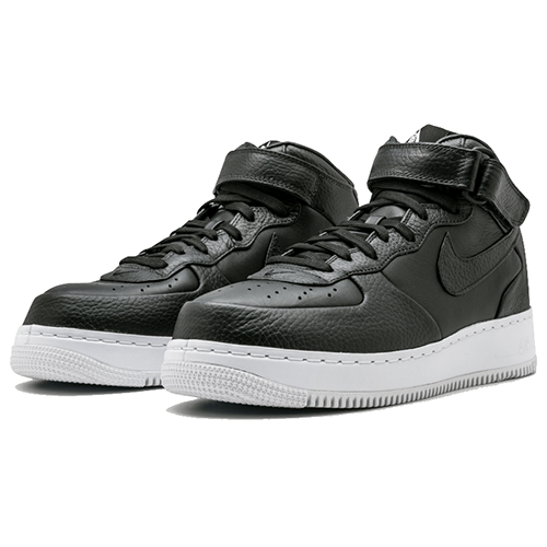 Кроссовки унисекс Nike Air Force 1 Mid черные, 38 EU