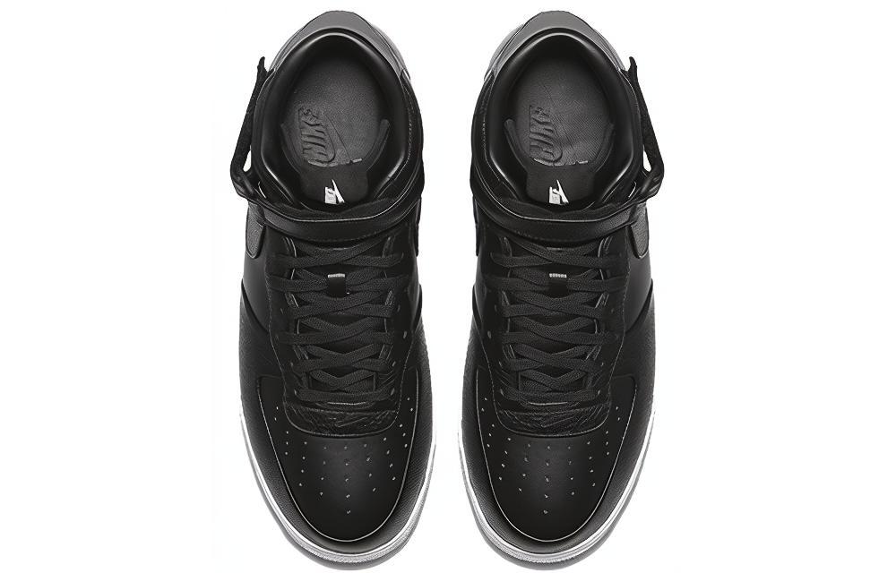 Кроссовки унисекс Nike Air Force 1 Mid черные, 38 EU