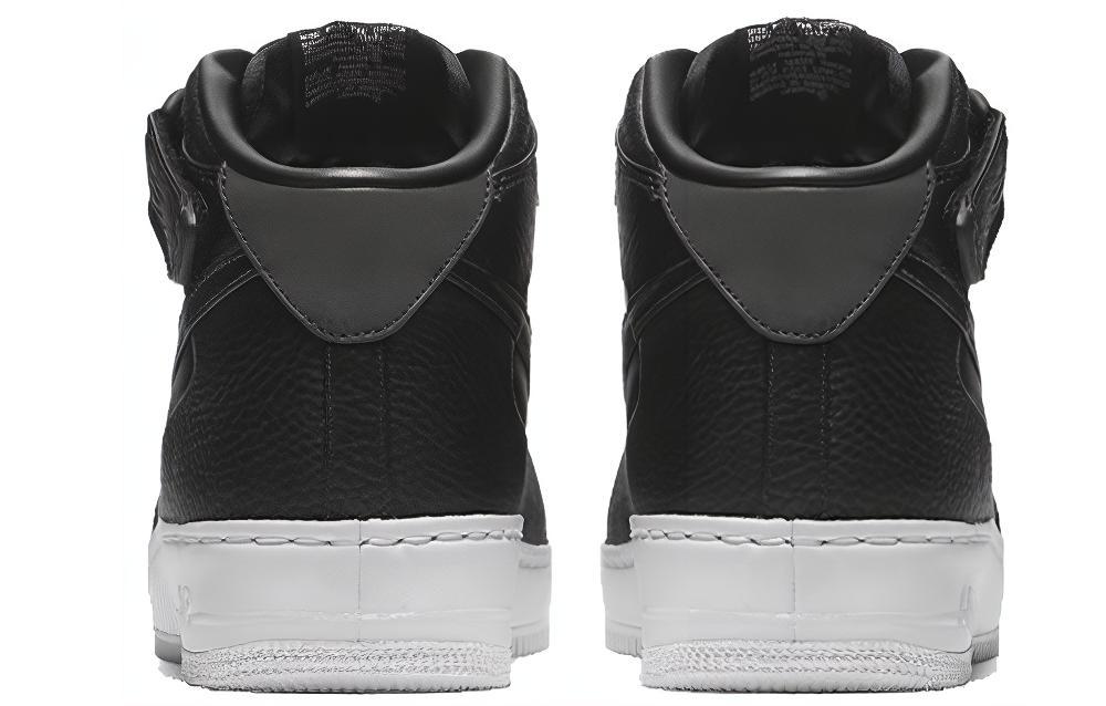 Кроссовки унисекс Nike Air Force 1 Mid черные, 38 EU