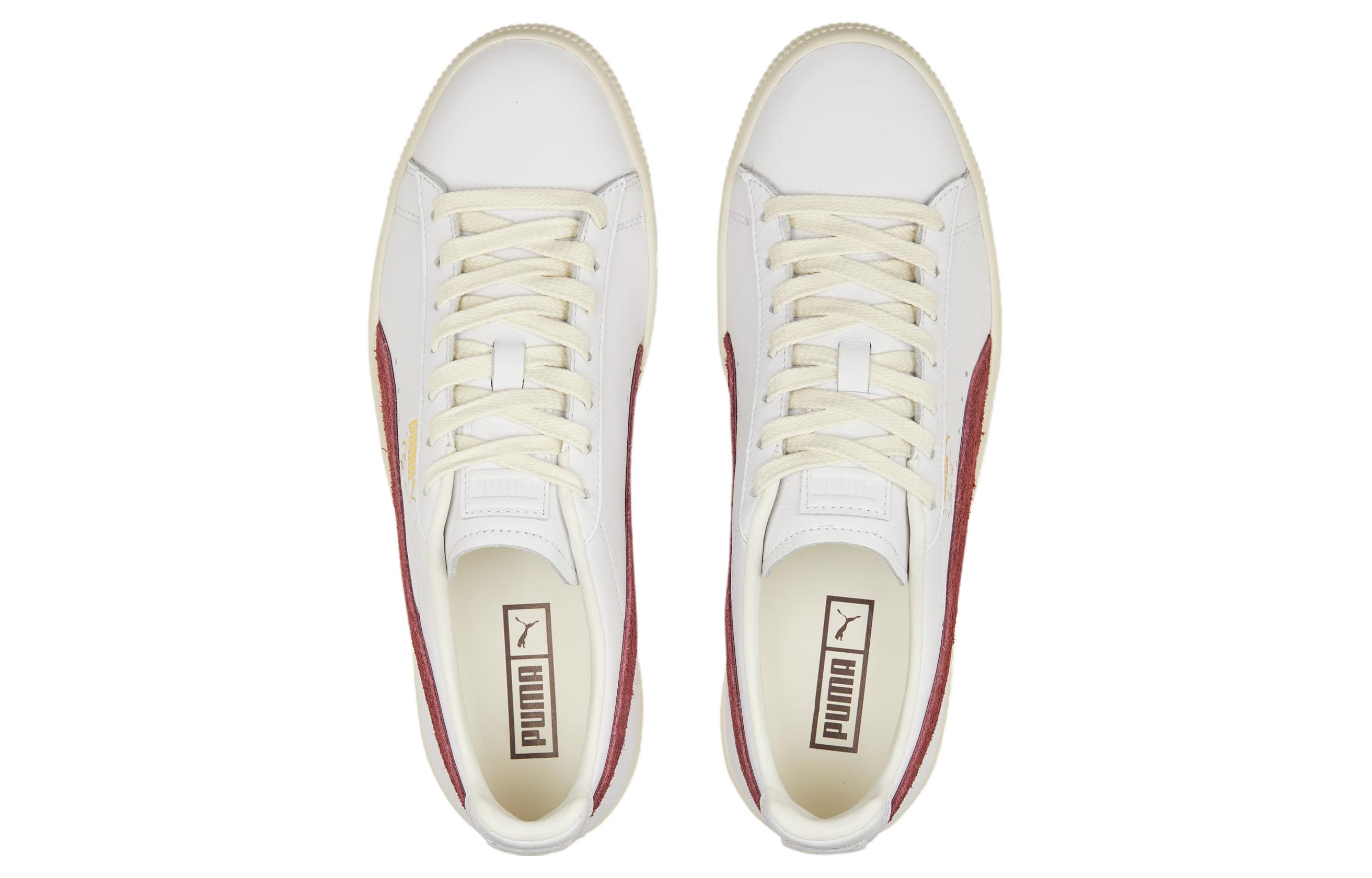 Кеды унисекс PUMA Clyde Base белые, 40.5 EU