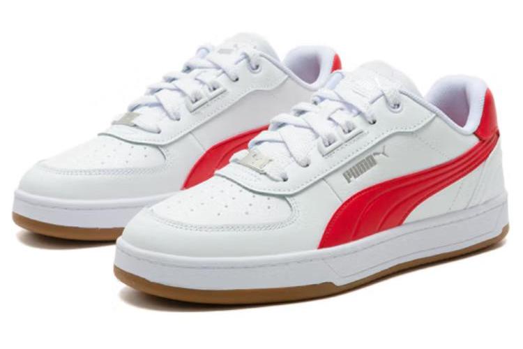 Кеды унисекс PUMA Caven 20 Lux белые, красные, 41 EU