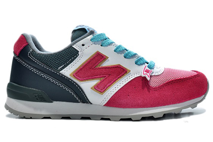 Кроссовки женские New Balance NB 996 белые, фиолетовые, 39 EU