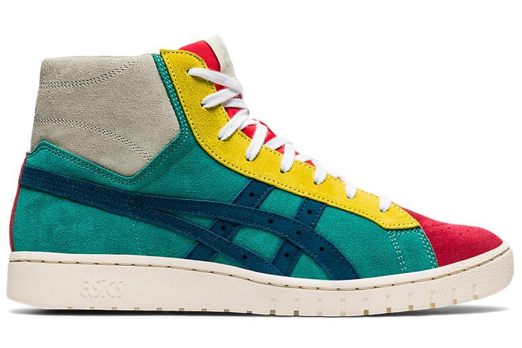 Кроссовки унисекс ASICS Gel PTG Mt Atmos Mismatch, teal-yellow, 37.5 EU