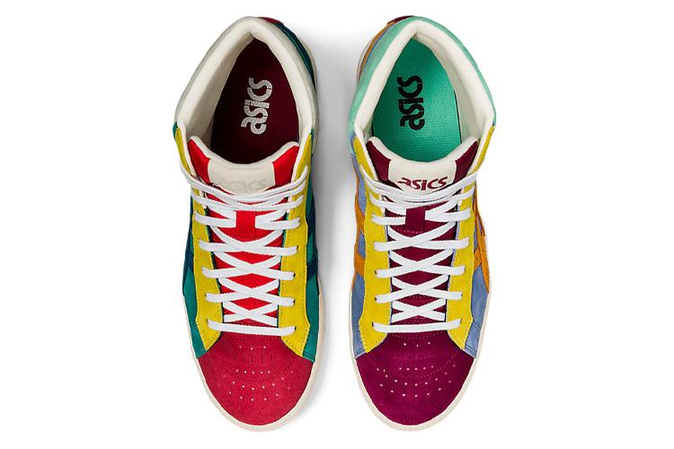 Кроссовки унисекс ASICS Gel PTG Mt Atmos Mismatch, teal-yellow, 37.5 EU