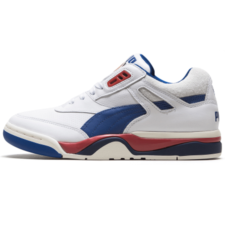 Кроссовки унисекс PUMA Palace Guard OG Retro белые-голубые, 44 EU