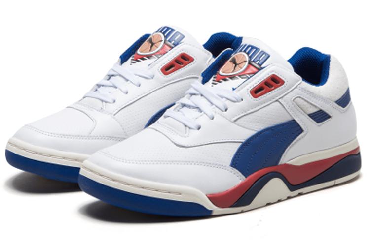Кроссовки унисекс PUMA Palace Guard OG Retro белые-голубые, 44 EU