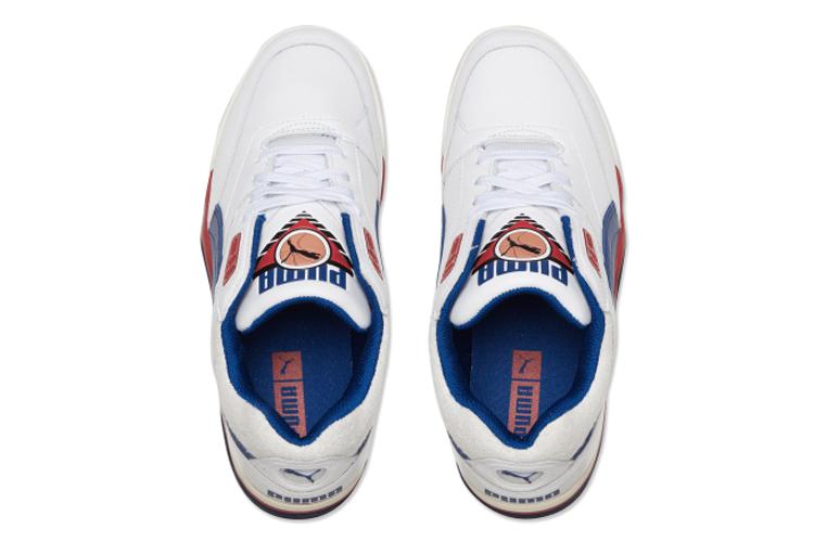 Кроссовки унисекс PUMA Palace Guard OG Retro белые-голубые, 44 EU