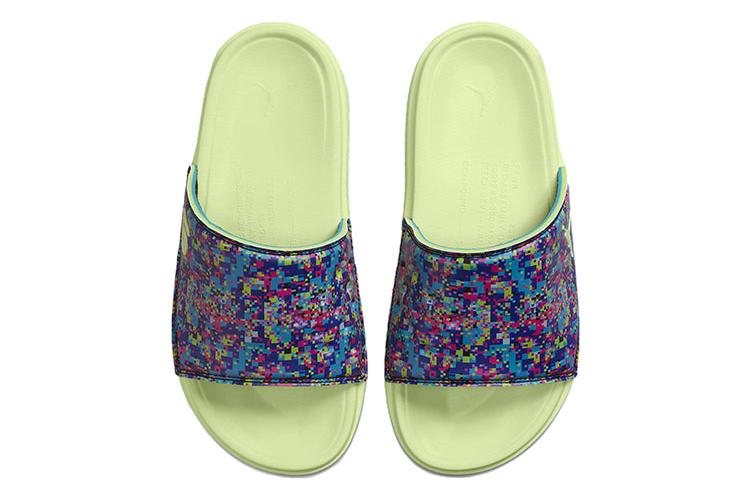 Шлепанцы мужские Jordan Play Slide зеленые, 40 EU