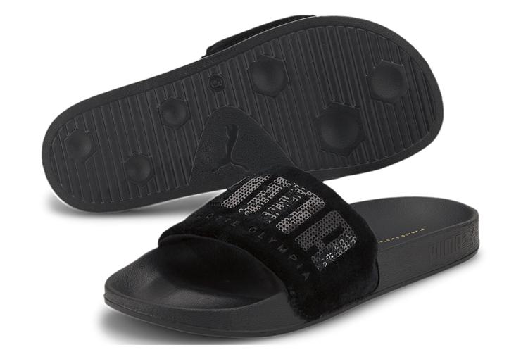 Шлепанцы женские PUMA Charlotte Olympia Leadcat Slide черные, 35.5 EU