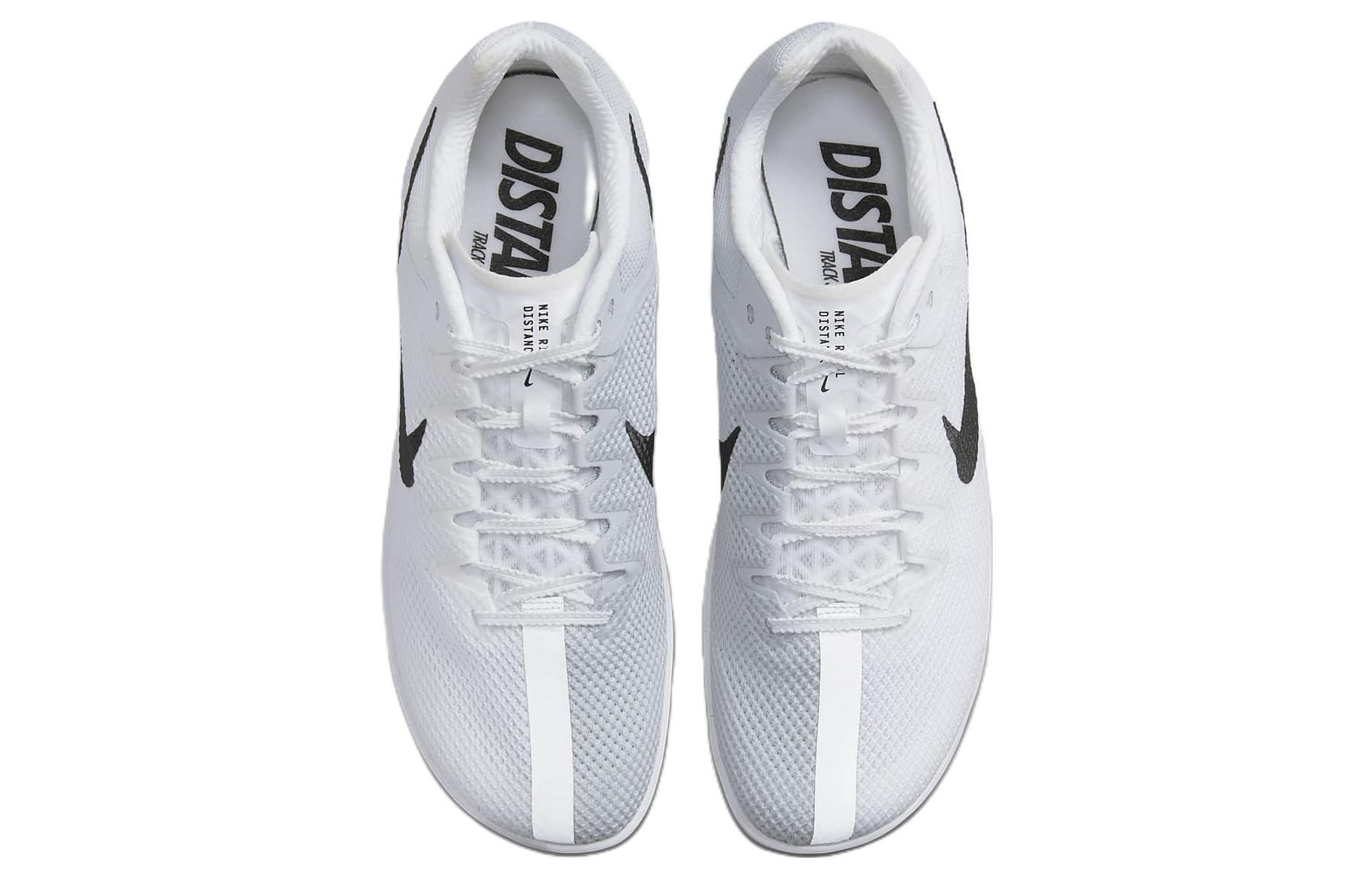 Беговые шипованные кроссовки Nike Air Zoom Rival Distance Spikes белые, 46 EU