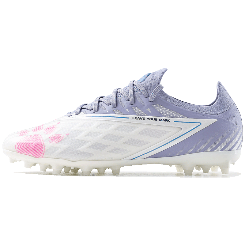 Футбольные бутсы унисекс KELME Shadow 1.5 белые и фиолетовые