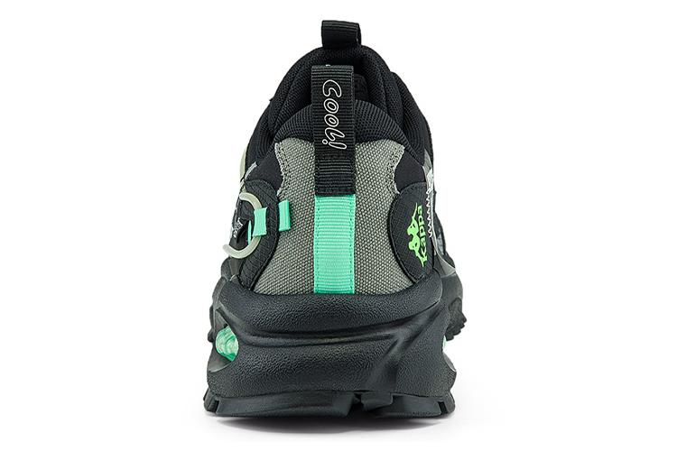 Кроссовки унисекс Kappa Player Zhao Diyu K0BX5MM01D-990 черно-зелёные, 37 EU