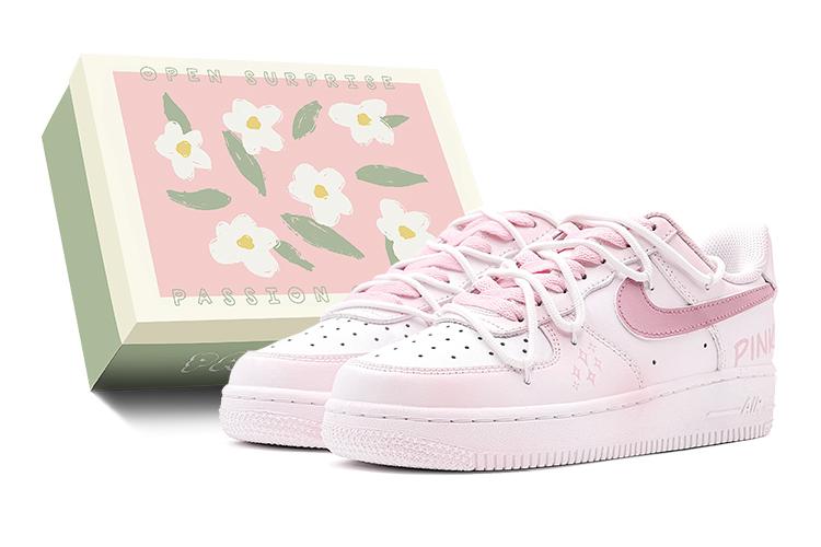 Кеды женские Nike Air Force 1 Low GS розовые, 39 EU