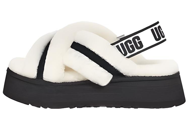 Сандалии женские UGG DISCO белые, 40 EU