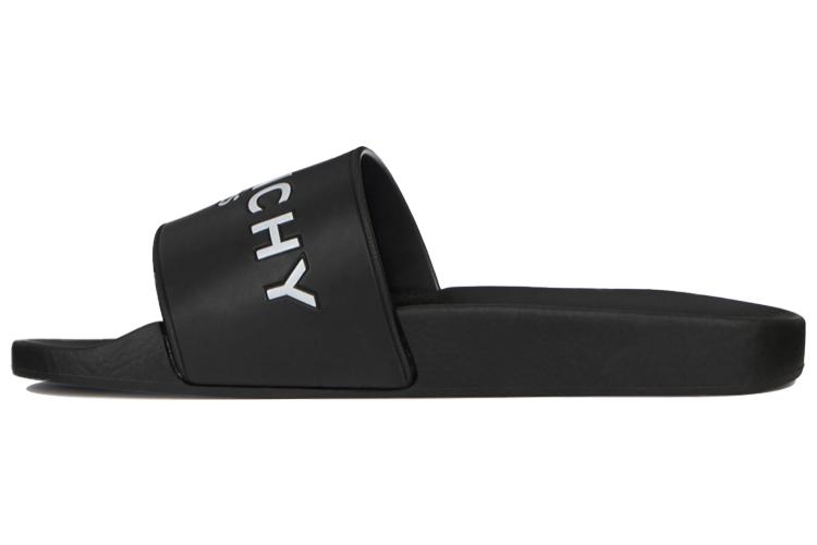 Шлепанцы женские Givenchy Logo Slide черные