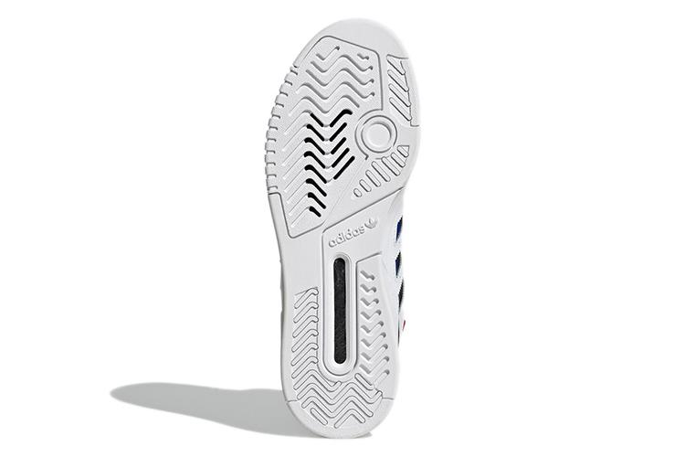 Кроссовки мужские Adidas Originals Drop Step Mid Top белый/черный/синий, 40 2/3 EU