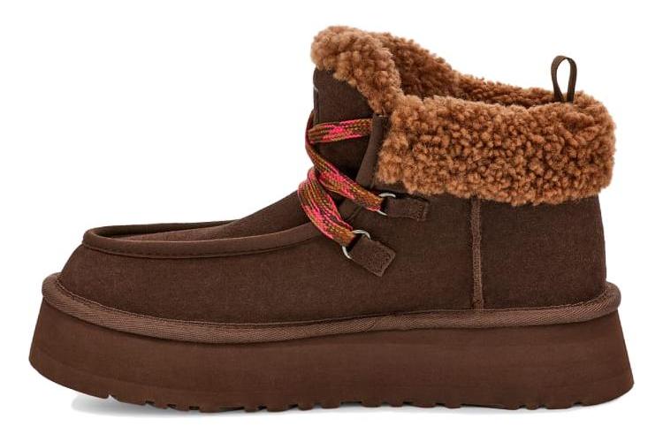 Зимние ботинки женские UGG Funkarra Cabin Cuff коричневые, 37 EU