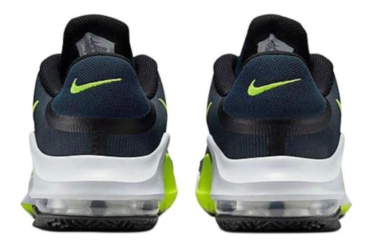 Кроссовки унисекс Nike Air Max Impact 4 armory navy volt, 38.5 EU