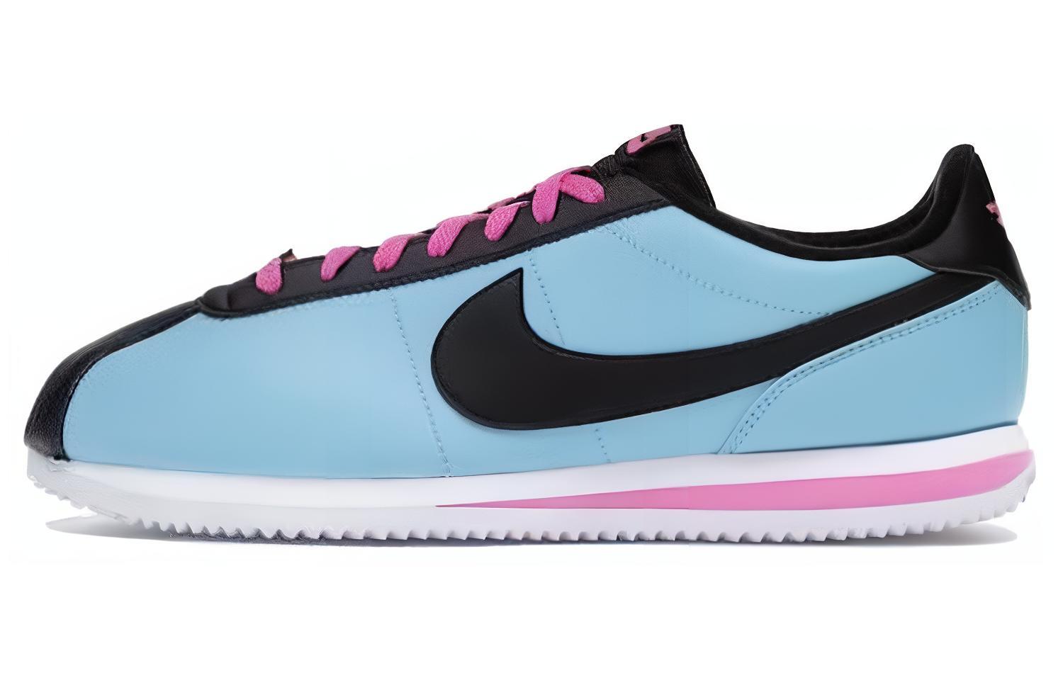 Кроссовки мужские Nike Cortez Basic Leather, blue pink, 42.5 EU