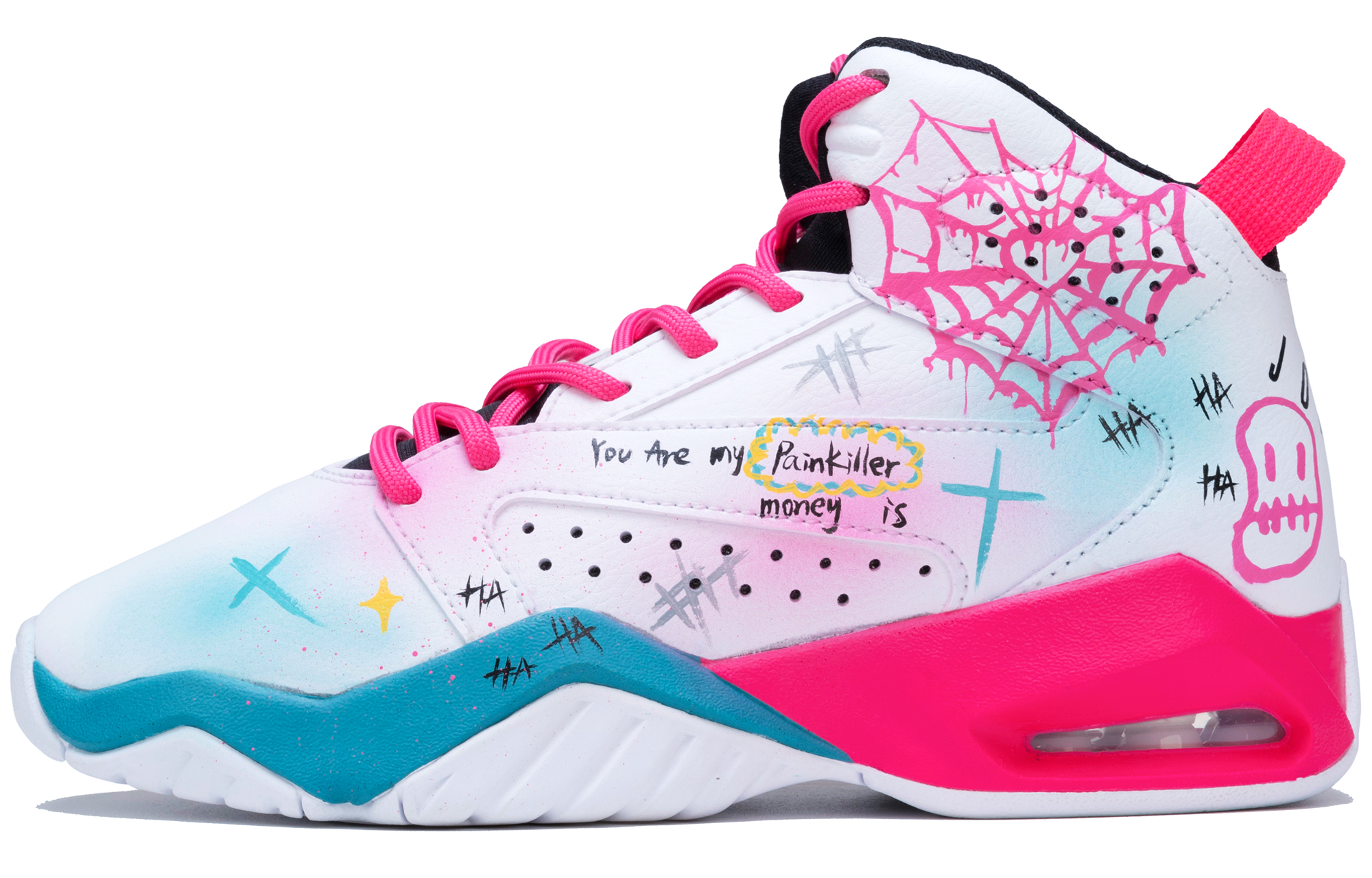 Кроссовки женские Jordan Lift Off High-Top розовые, 36 EU