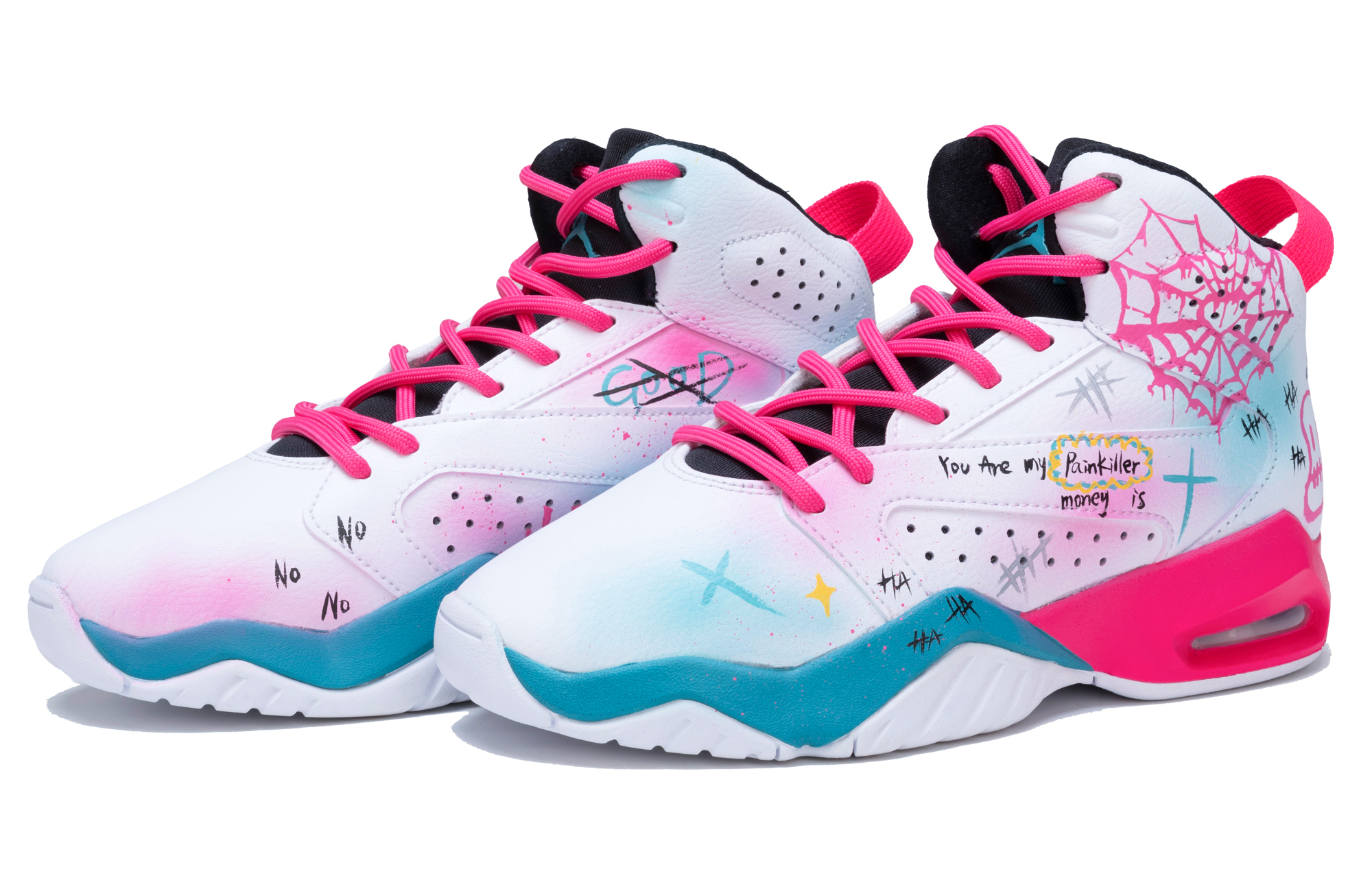 Кроссовки женские Jordan Lift Off High-Top розовые, 36 EU