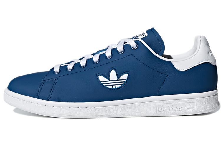 Спортивные кеды мужские Adidas Stan Smith Logo, blue white logo, 40 EU