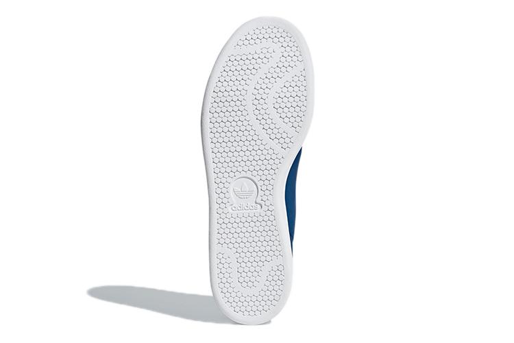 Спортивные кеды мужские Adidas Stan Smith Logo, blue white logo, 40 EU