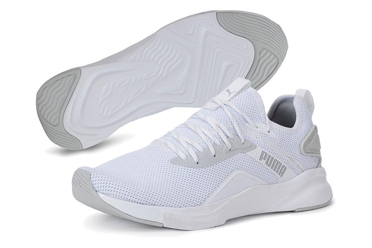 Беговые кроссовки мужские PUMA Softride Rift Knit белые и серые, 42.5 EU
