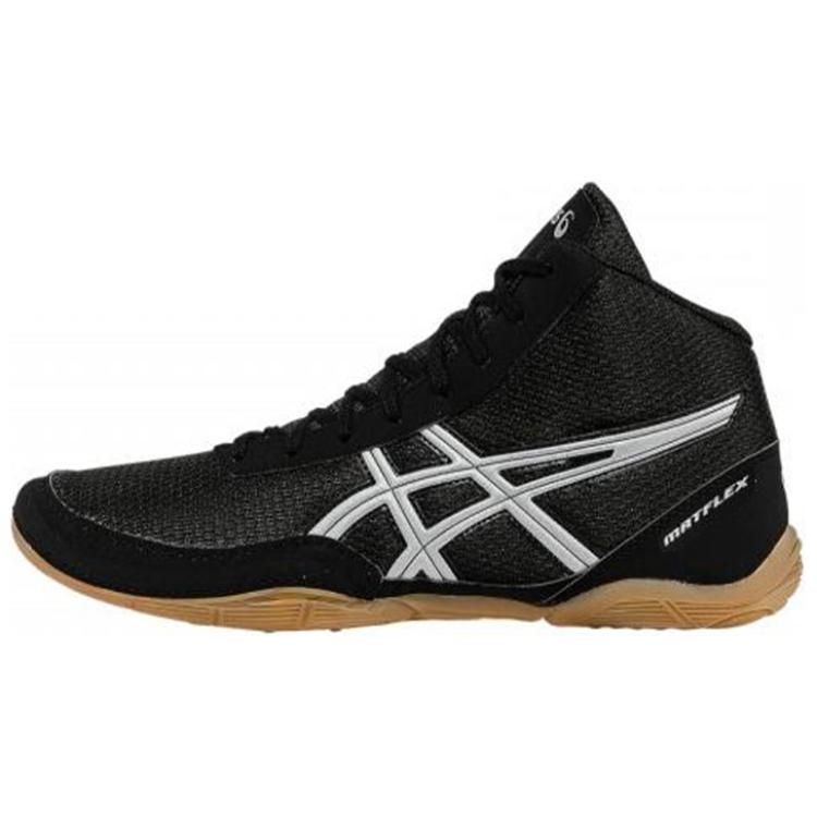 Борцовки мужские ASICS Matflex 5 черные, серебристые, 45 EU