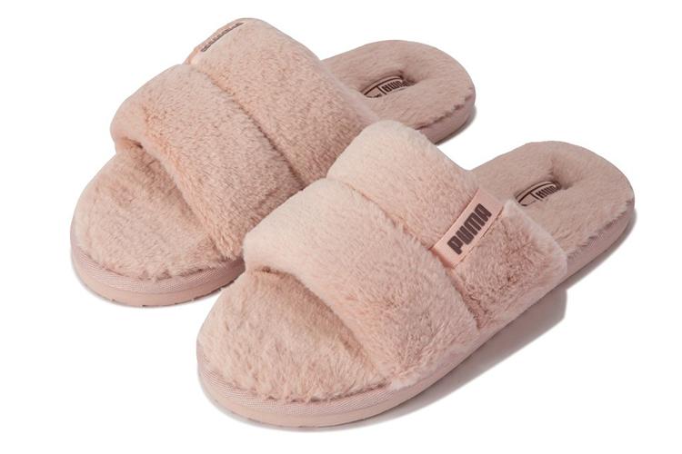 Тапочки женские PUMA Fluff Solo розовые, 35.5 EU