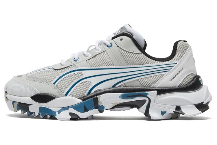 Кроссовки унисекс PUMA Nitefox Dystopia серые фиолетовые, 36 EU