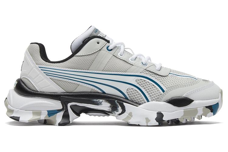 Кроссовки унисекс PUMA Nitefox Dystopia серые фиолетовые, 36 EU