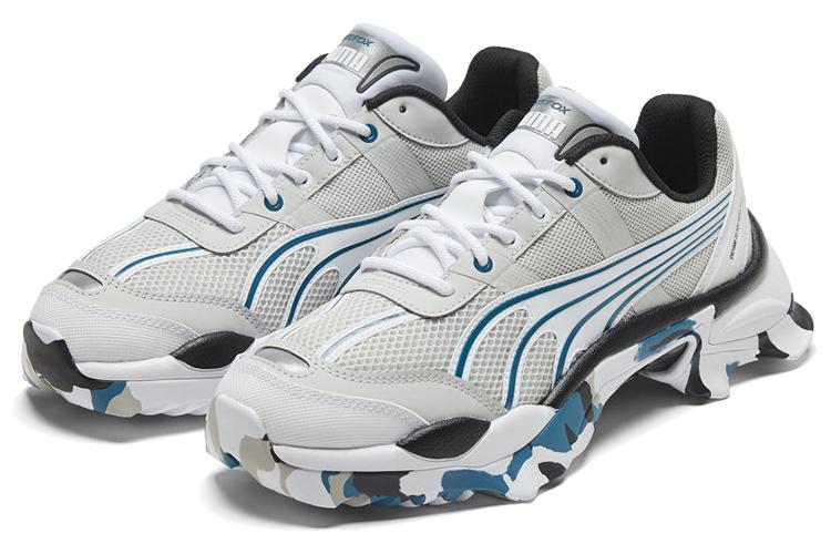 Кроссовки унисекс PUMA Nitefox Dystopia серые фиолетовые, 36 EU