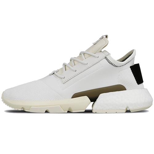 Кроссовки мужские Adidas POD S3.1 Slam Jam белые-бежевые, 44 2/3 EU