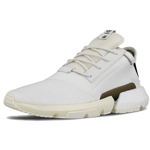 Кроссовки мужские Adidas POD S3.1 Slam Jam белые-бежевые, 44 2/3 EU