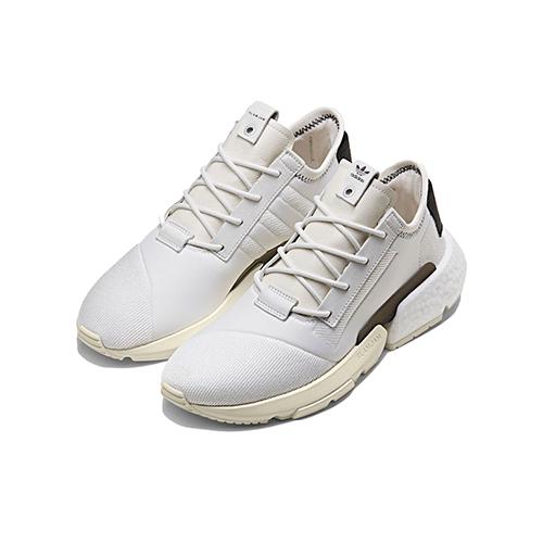 Кроссовки мужские Adidas POD S3.1 Slam Jam белые-бежевые, 44 2/3 EU