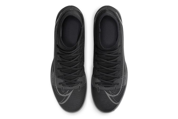 Футбольные бутсы мужские Nike Mercurial Superfly 8 Club Tf черные серые, 41 EU