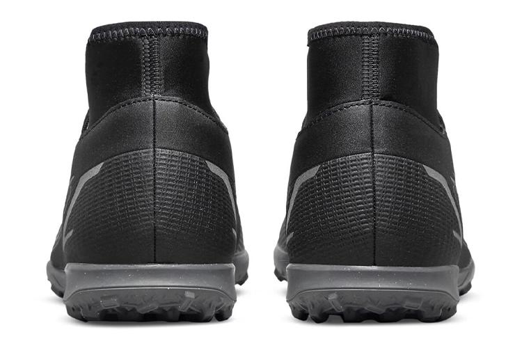 Футбольные бутсы мужские Nike Mercurial Superfly 8 Club Tf черные серые, 41 EU