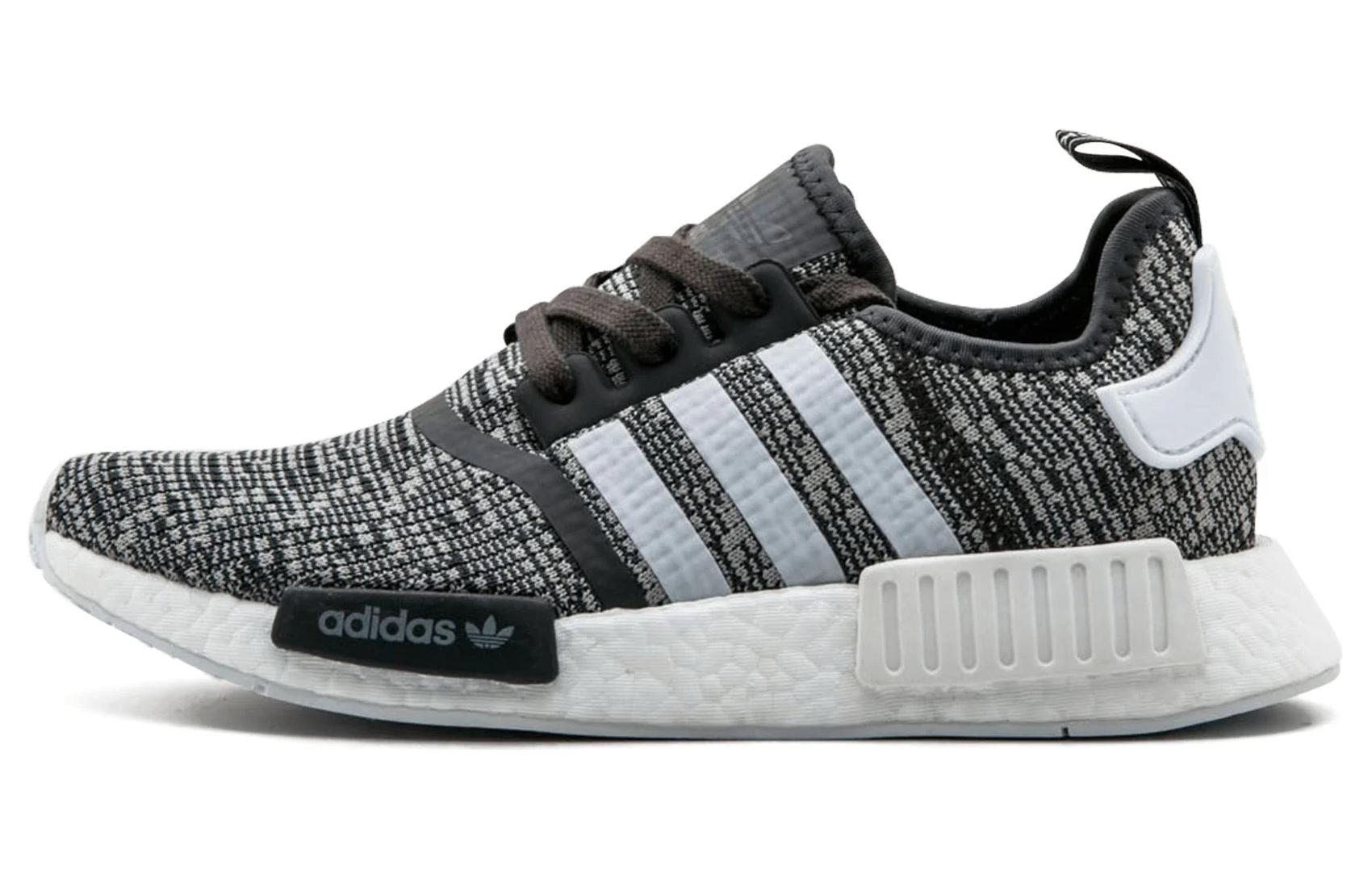 Кроссовки женские Adidas NMD R1 Glitch, medium grey, 42 EU