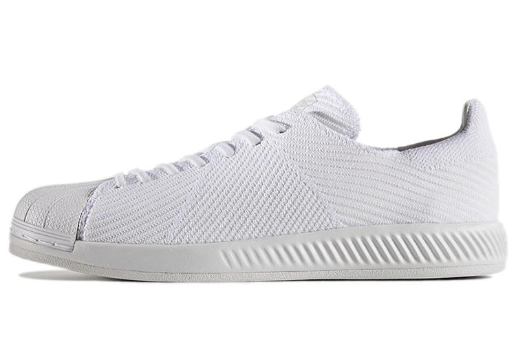 Кеды унисекс Adidas Superstar Bounce Primeknit белые, 44 2/3 EU