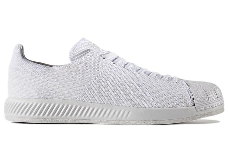 Кеды унисекс Adidas Superstar Bounce Primeknit белые, 44 2/3 EU