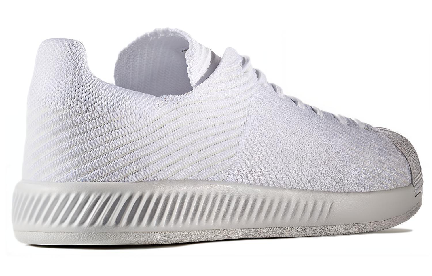 Кеды унисекс Adidas Superstar Bounce Primeknit белые, 44 2/3 EU