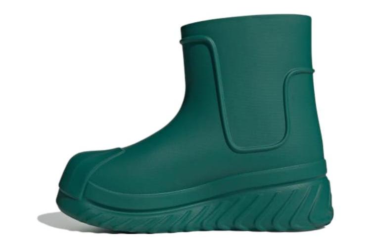 Галоши женские Adidas AdiFOM Superstar темно-зеленые, 40 2/3 EU