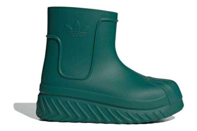 Галоши женские Adidas AdiFOM Superstar темно-зеленые, 40 2/3 EU